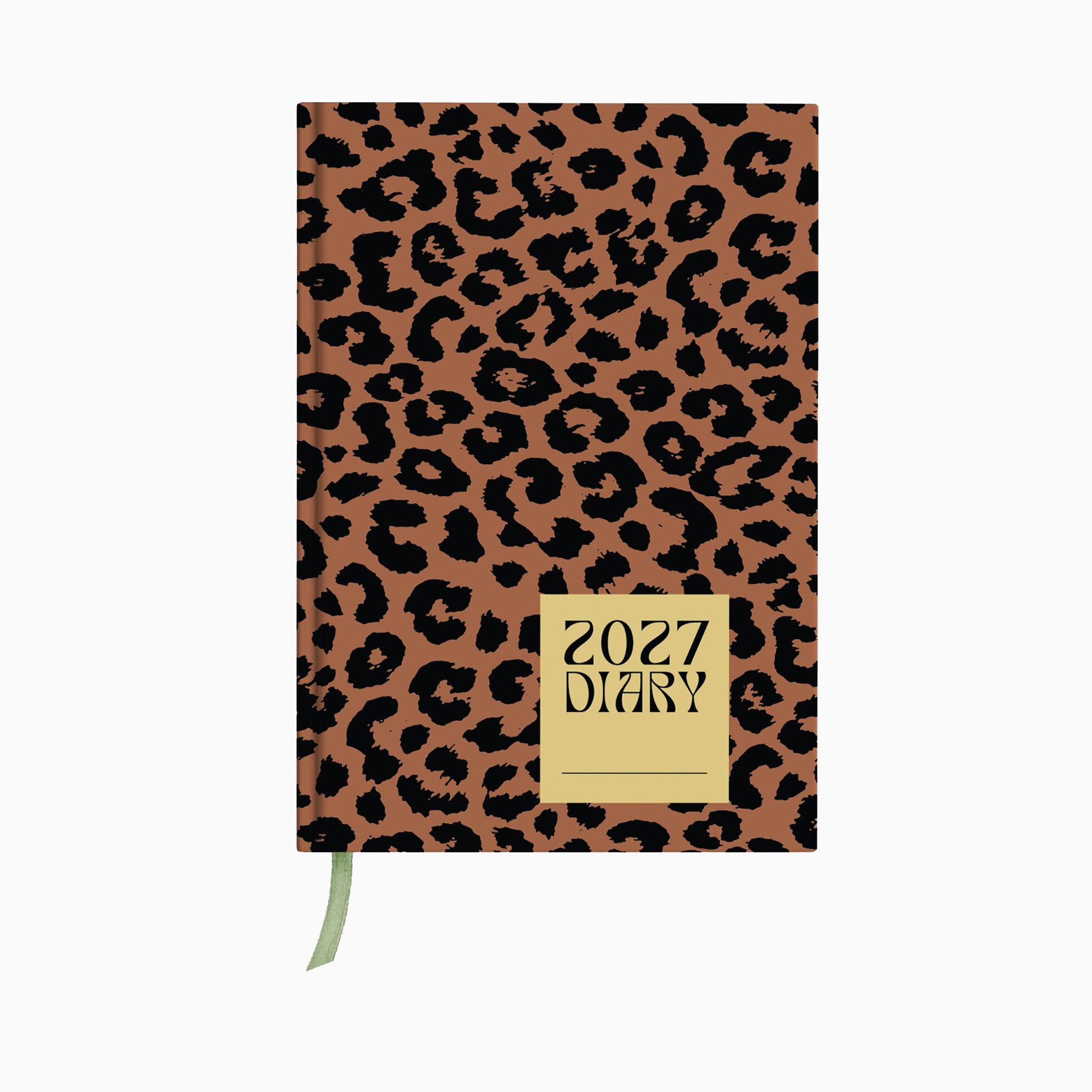 Diary-DIARY-A5-LPD - 2027 Leopard A5 Hardcover Diary-Good Tuesday