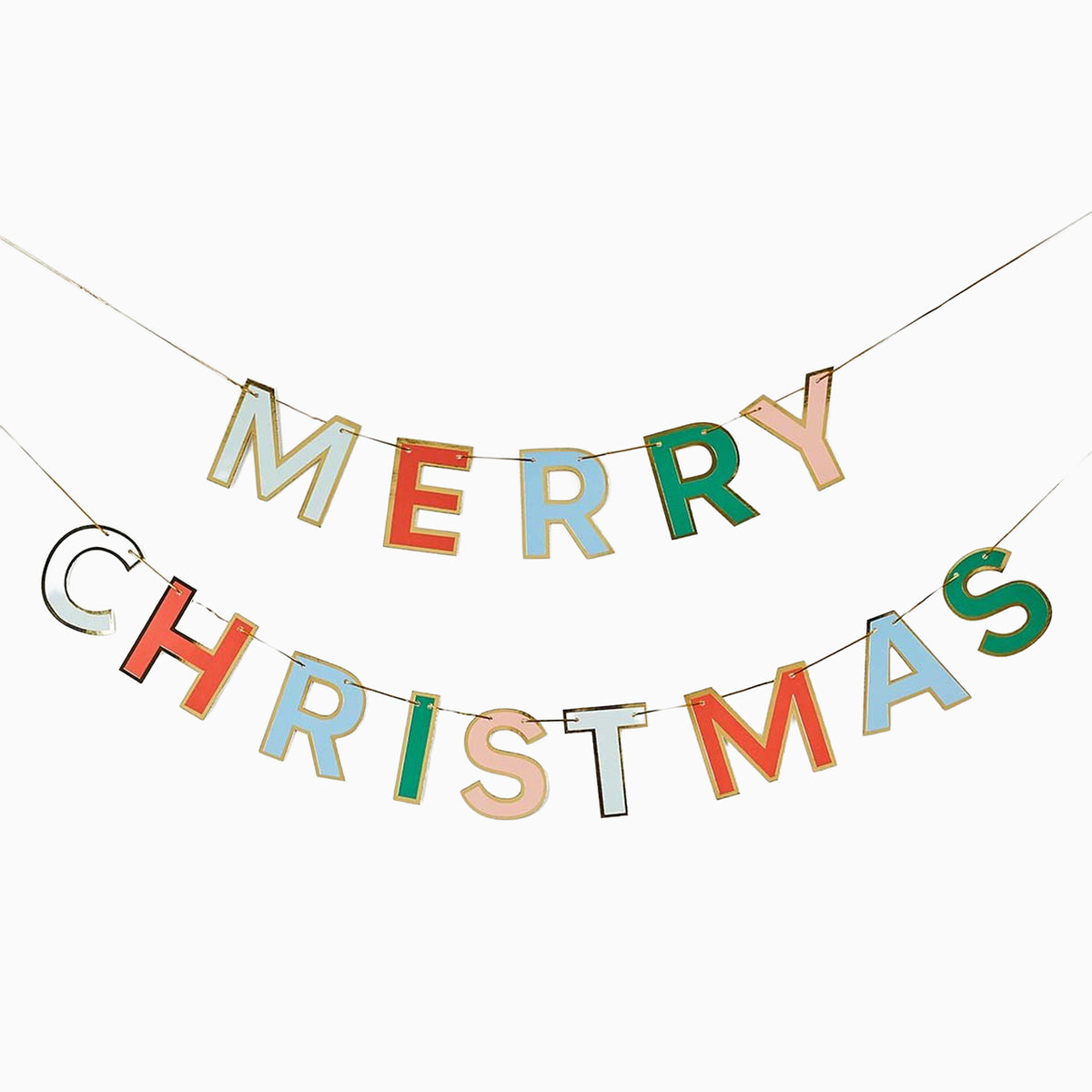 HBMC100 - Merry Christmas Card Banner