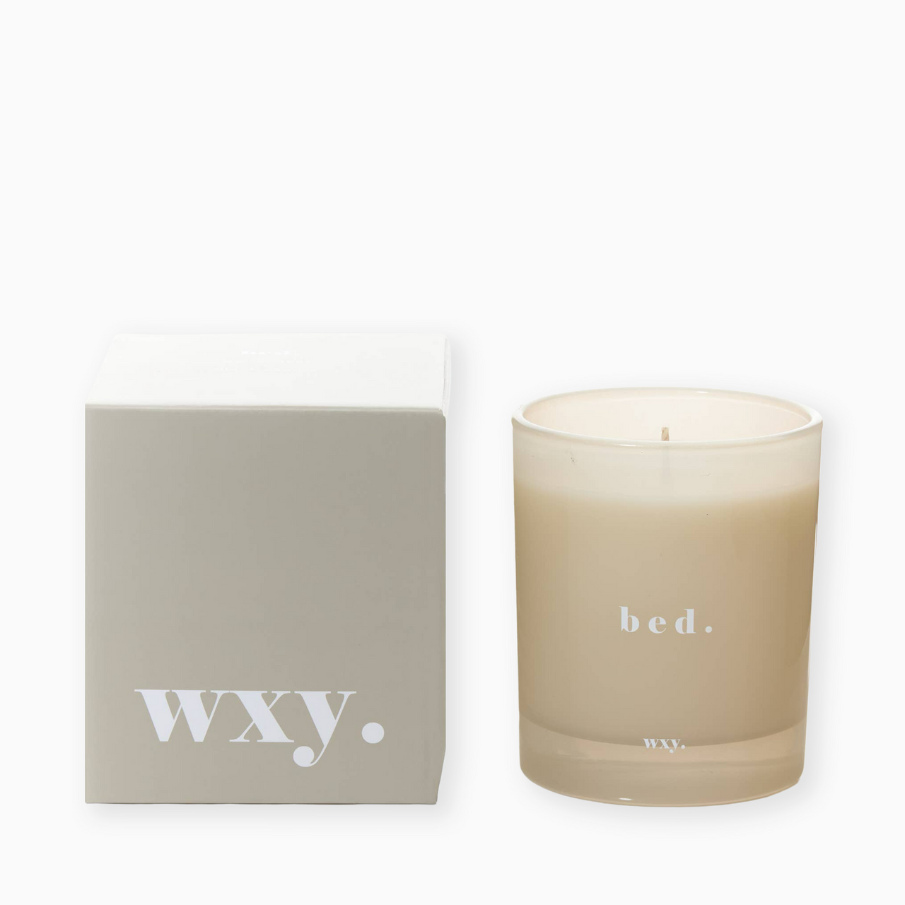WXYCL0802 - Bed 7oz Candle Warm Musk and Black Vanilla