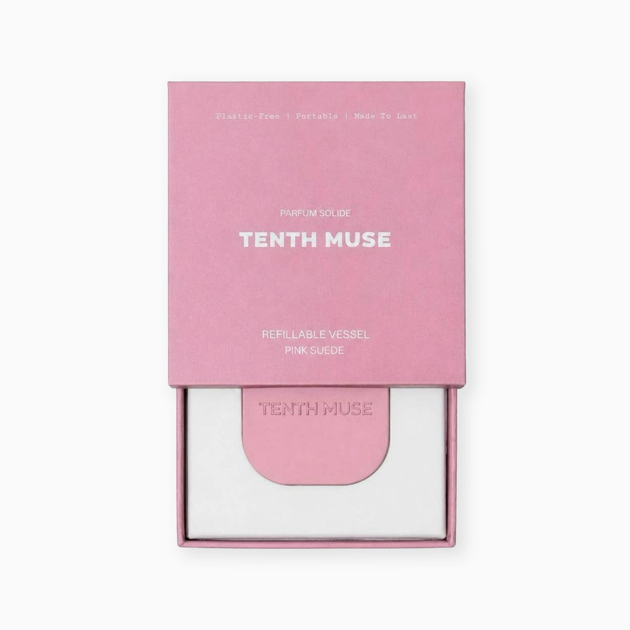 PS01 - Refillable Vessel Pink Suede