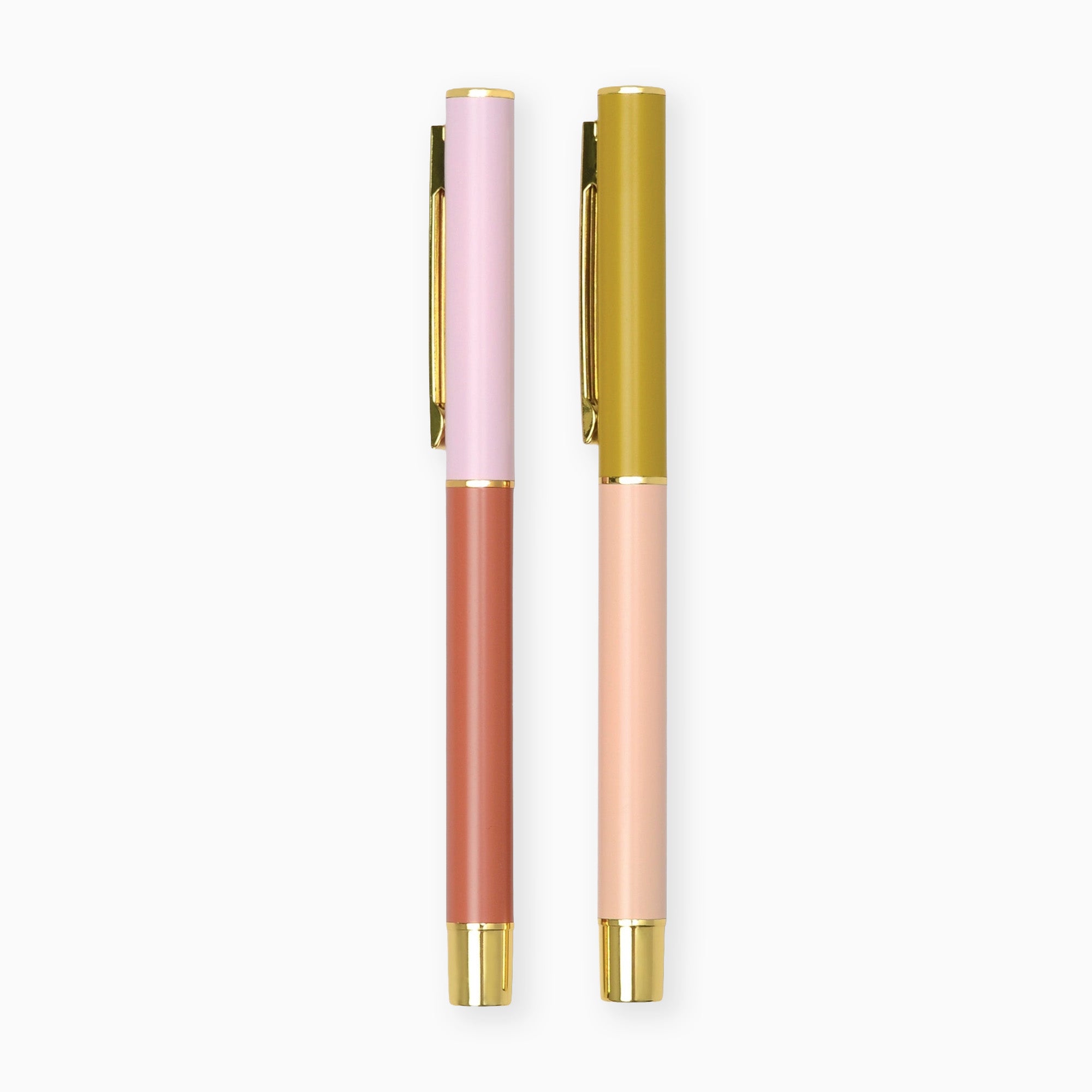 DCBS-1011EU - Set of 2 Colourblock Pens Rosewood and Blush