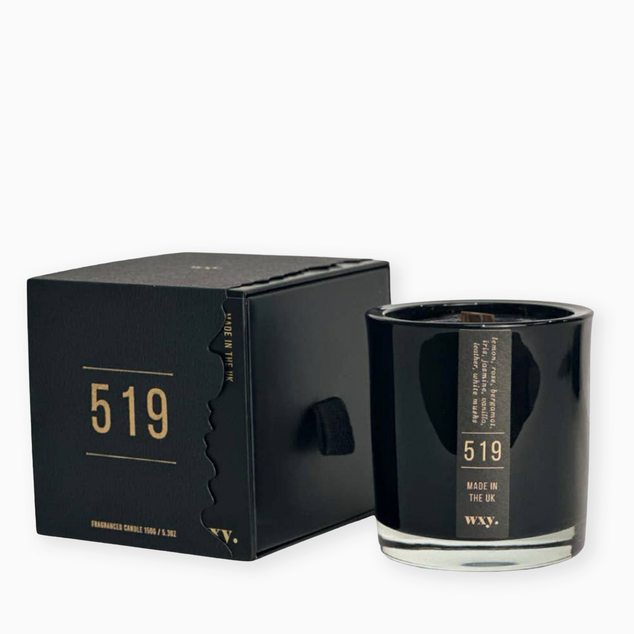 WXYUM0501 - Umbra 5oz Candle 519 Lemon White Musk and Leather