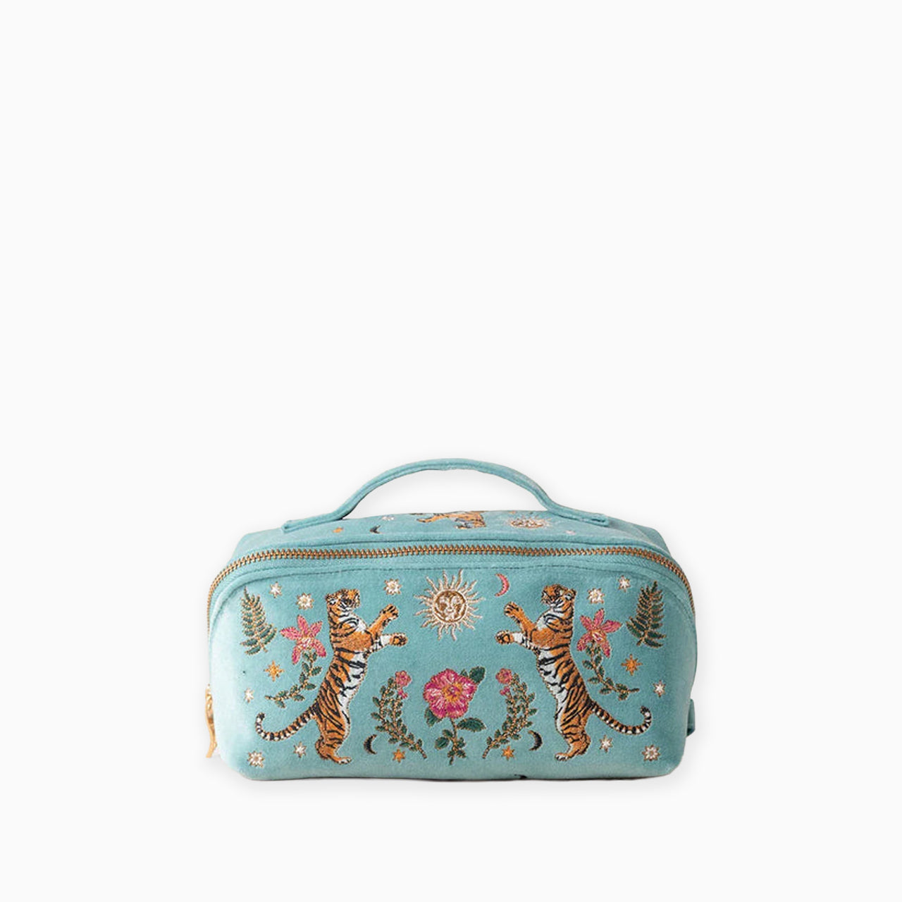 11390 - Celestial Tigers Open Flat Makeup Bag