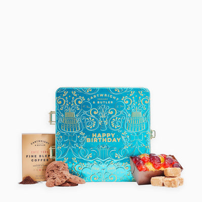 Happy Birthday Coffee and Cake Gift Tin - Whistlefish