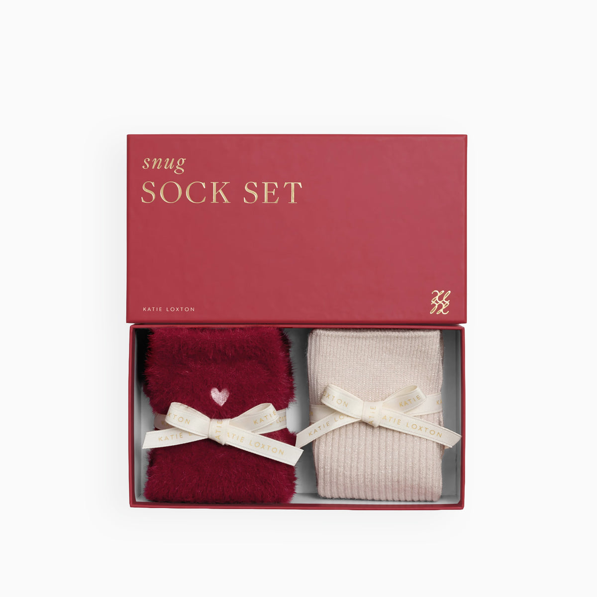 KLS818 - Cherry and Pink Socks Gift Set