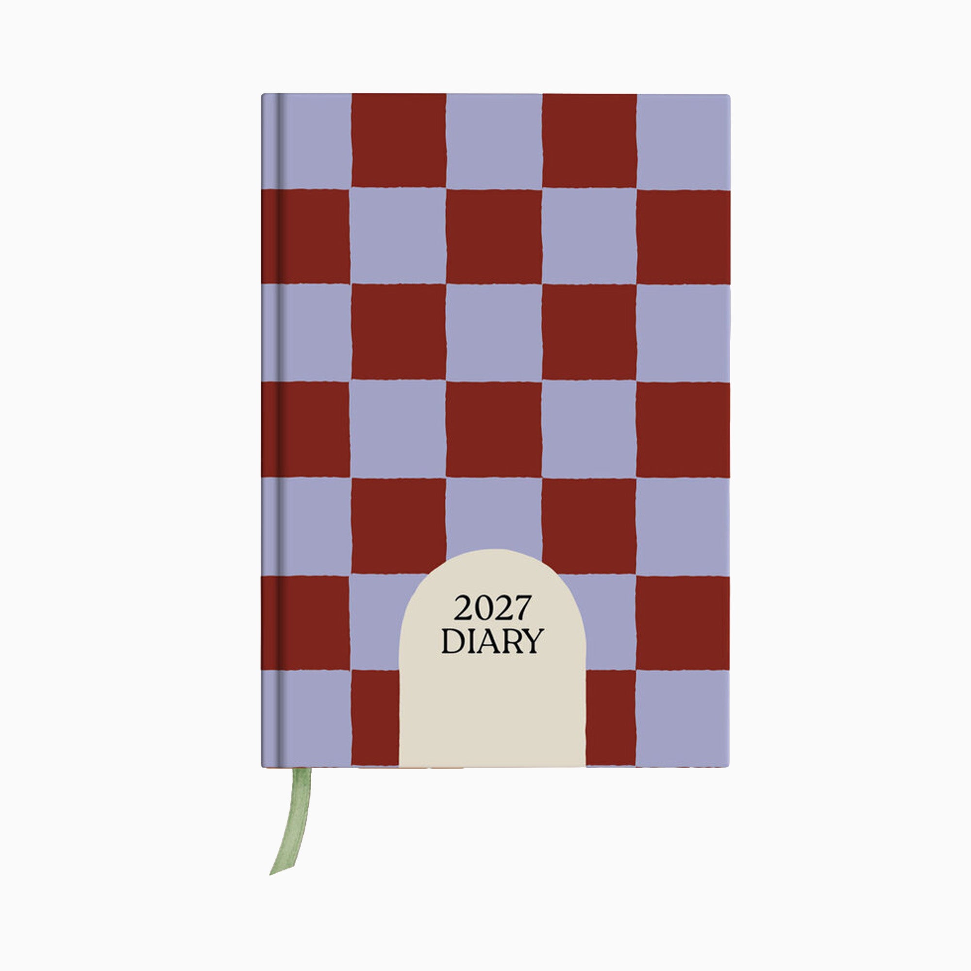 Diary-DIARY-A5-BUC - 2027 Blue Berry Check A5 Diary-Good Tuesday