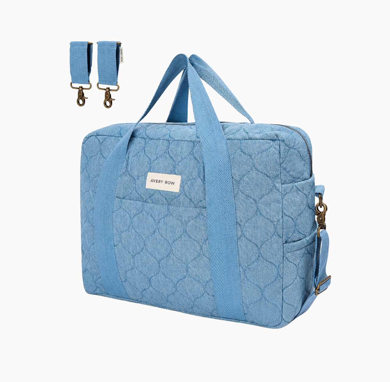 Baby Organiser Bag-CBADEN - Denim Baby Changing Bag-Avery Row