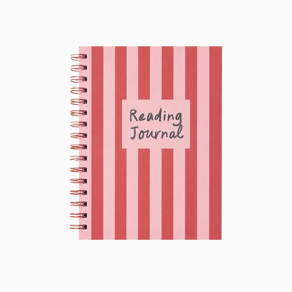 Journal-JRN-READ-DCS-A5 - Deckchair Stripe Reading Journal-Good Tuesday