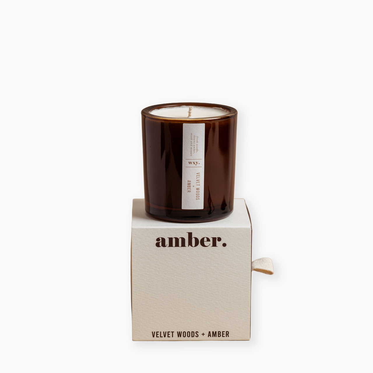 WXYBA0502 - Amber 5oz Candle Velvet Woods and Amber