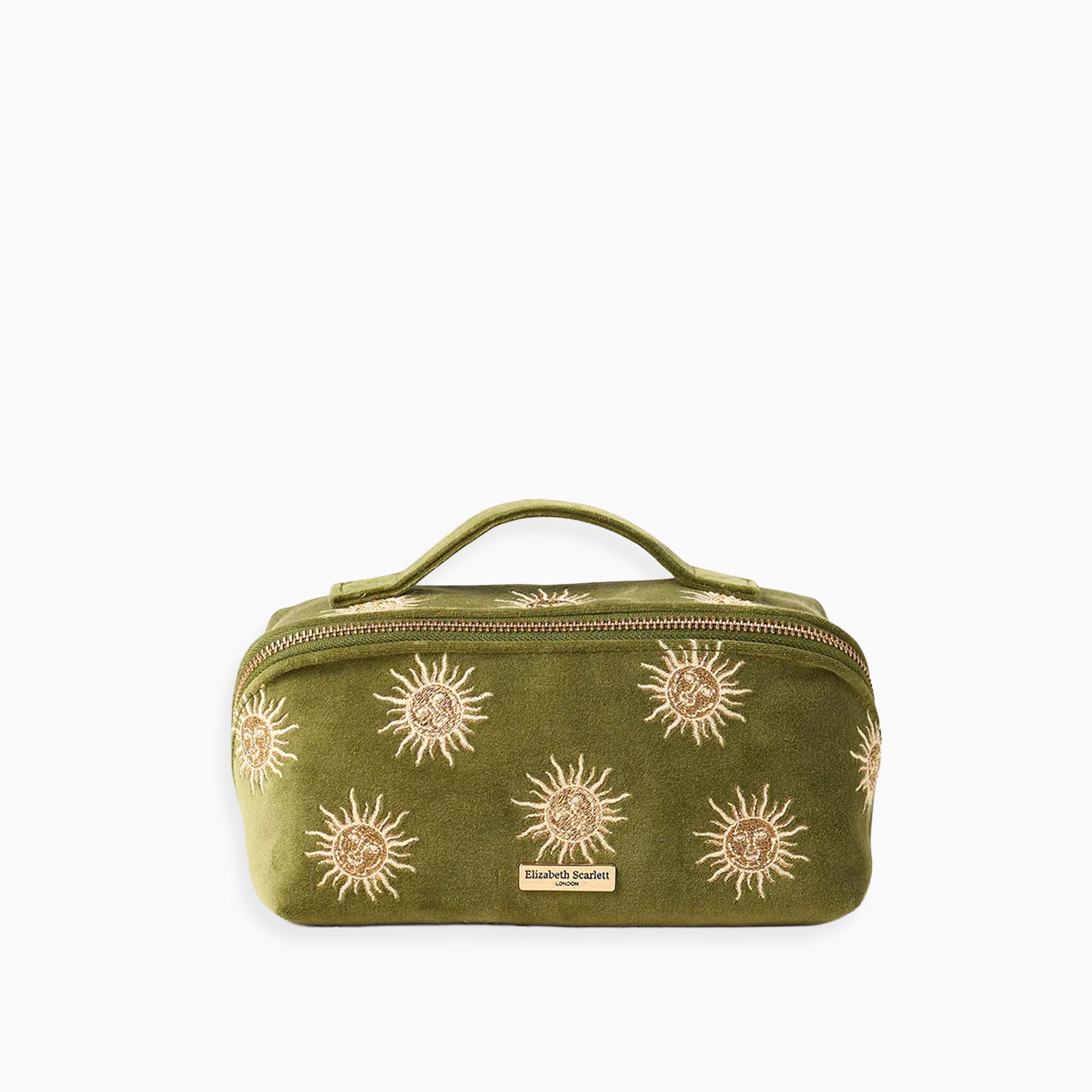 15602 - Sun Goddess Open Flat Makeup Bag Fern