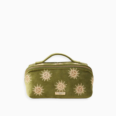 15602 - Sun Goddess Open Flat Makeup Bag Fern