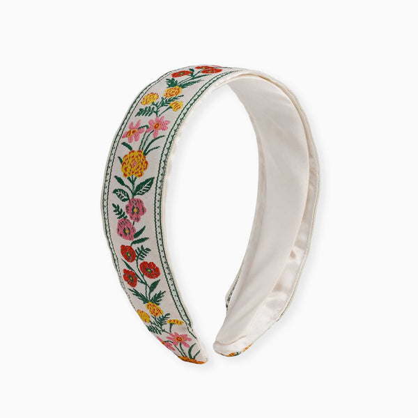 HAH030 - Garden Study Jacquard Ribbon Headband
