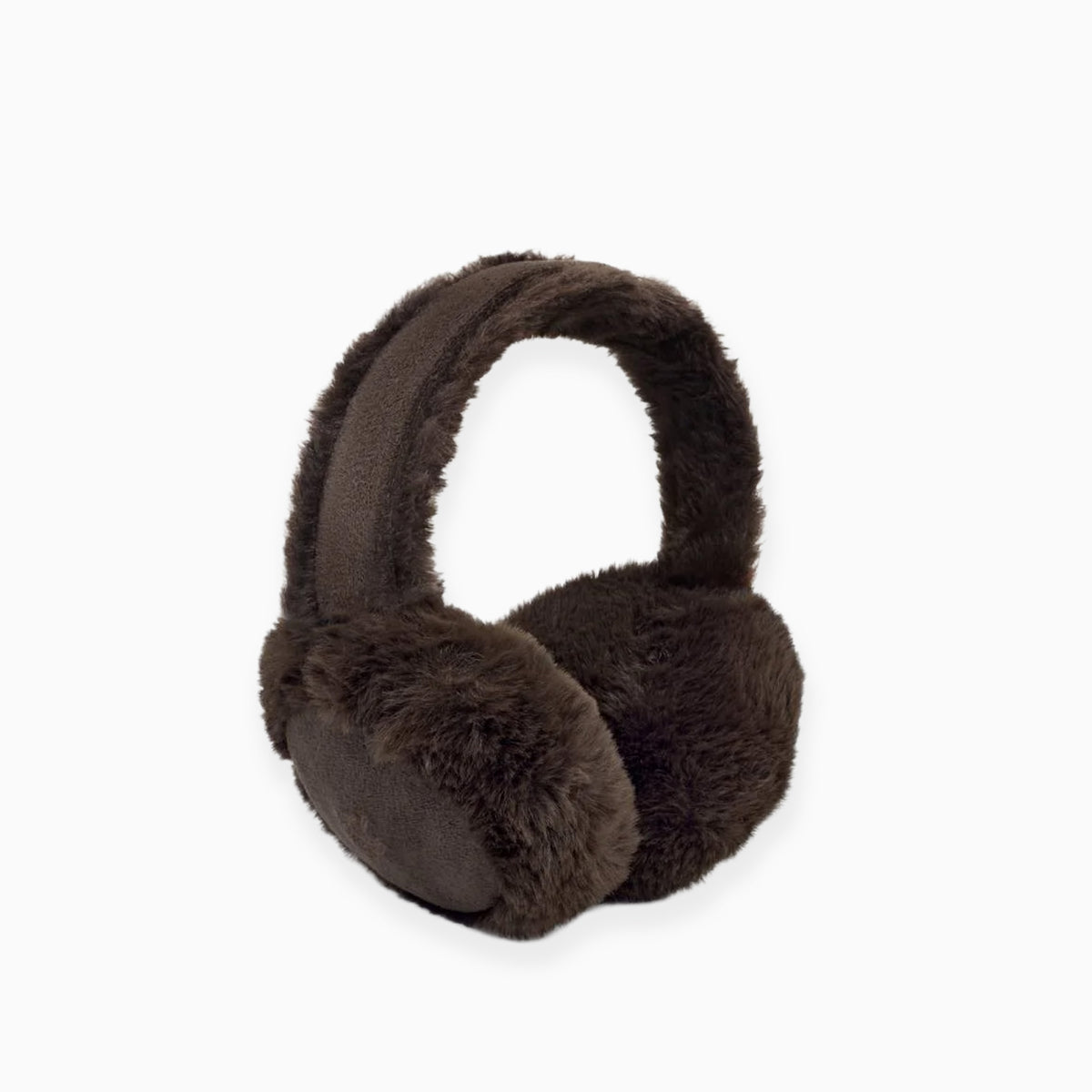KLS880 - Faux Suede Earmuffs in Deep Brown