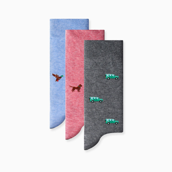 Socks-OOB-COUN-MIX-712 - The Countryside Gift Box-The London Sock Exchange