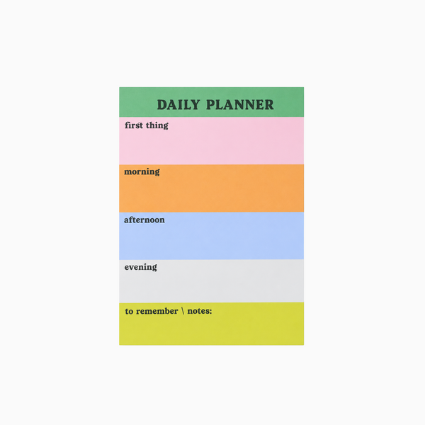 RP-NOTEPAD-A5 - Rainbow Colour Block Planner Pad