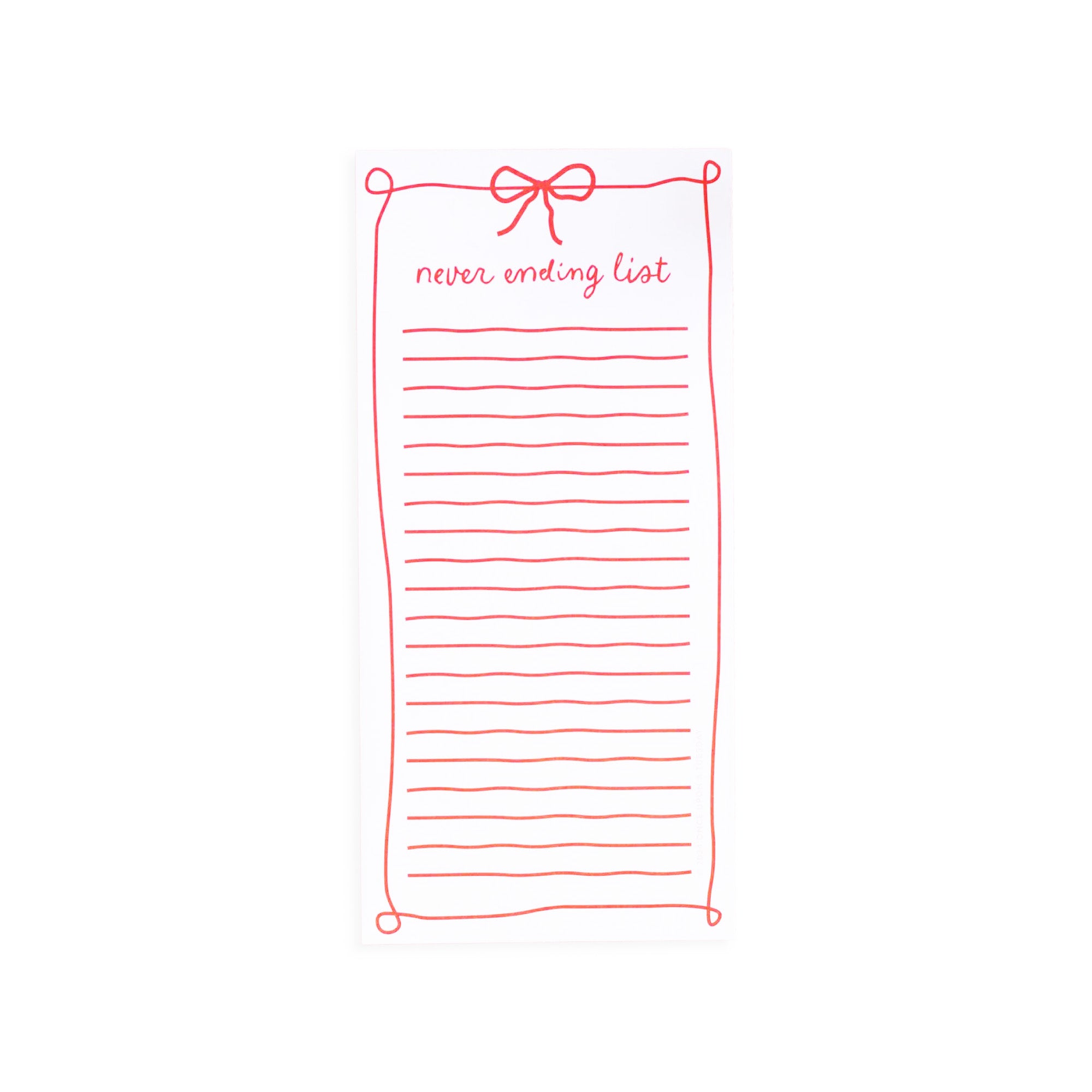 List Pad-PAD-TDL-NEL-1021 - Never Ending To Do List Pad-Good Tuesday