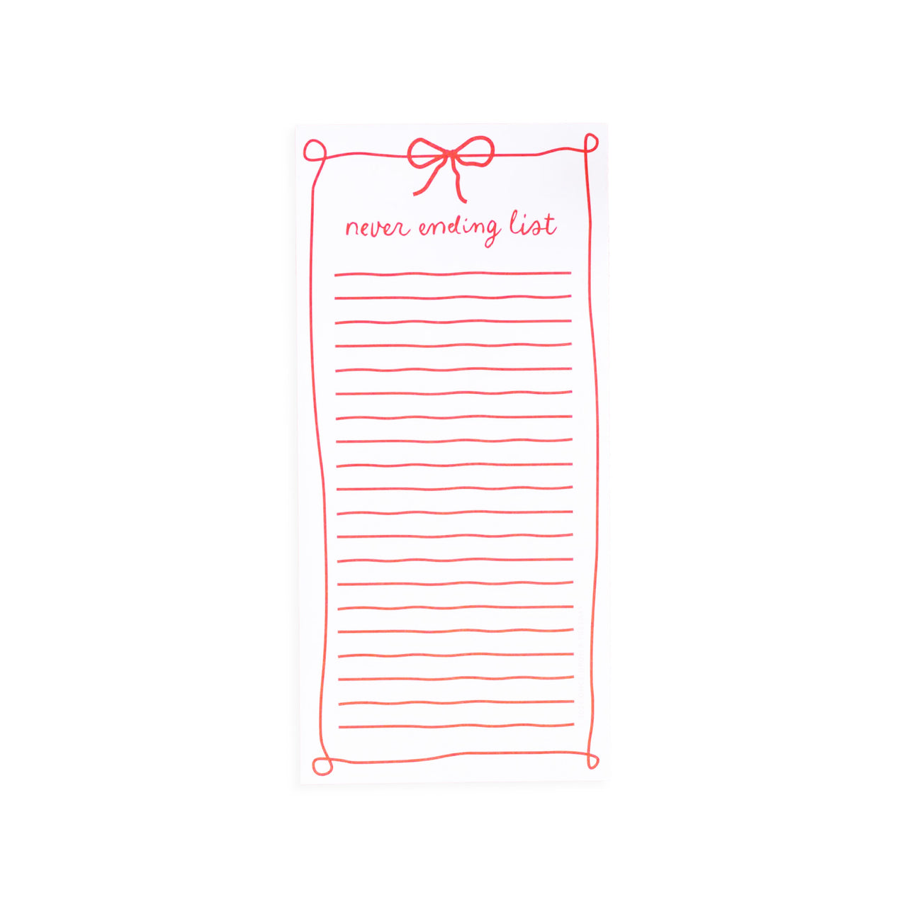 List Pad-PAD-TDL-NEL-1021 - Never Ending To Do List Pad-Good Tuesday