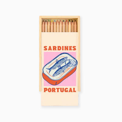 Sardines Coloured Pencils in Box - Whistlefish