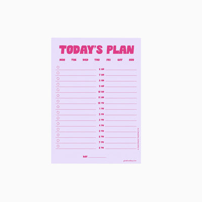 Lilac & Plum Daily Planner Pad - Whistlefish