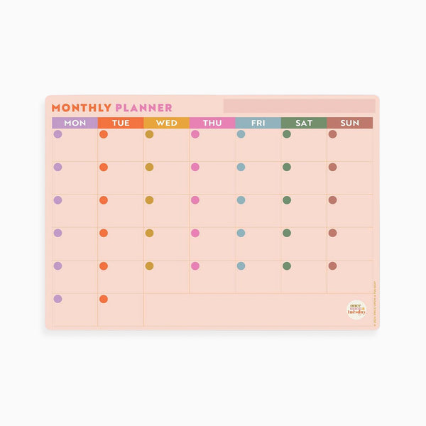 MFP-MON-LRG-COL-A3 - A3 Magnetic Monthly Planner