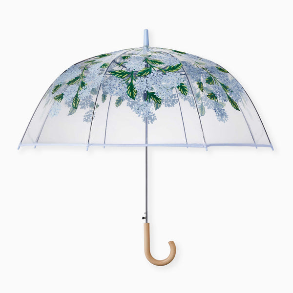 UMB014 - Hydrangea Clear Umbrella