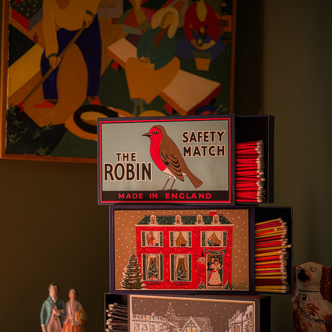 The Robin Giant Christmas Safety Matches - Whistlefish
