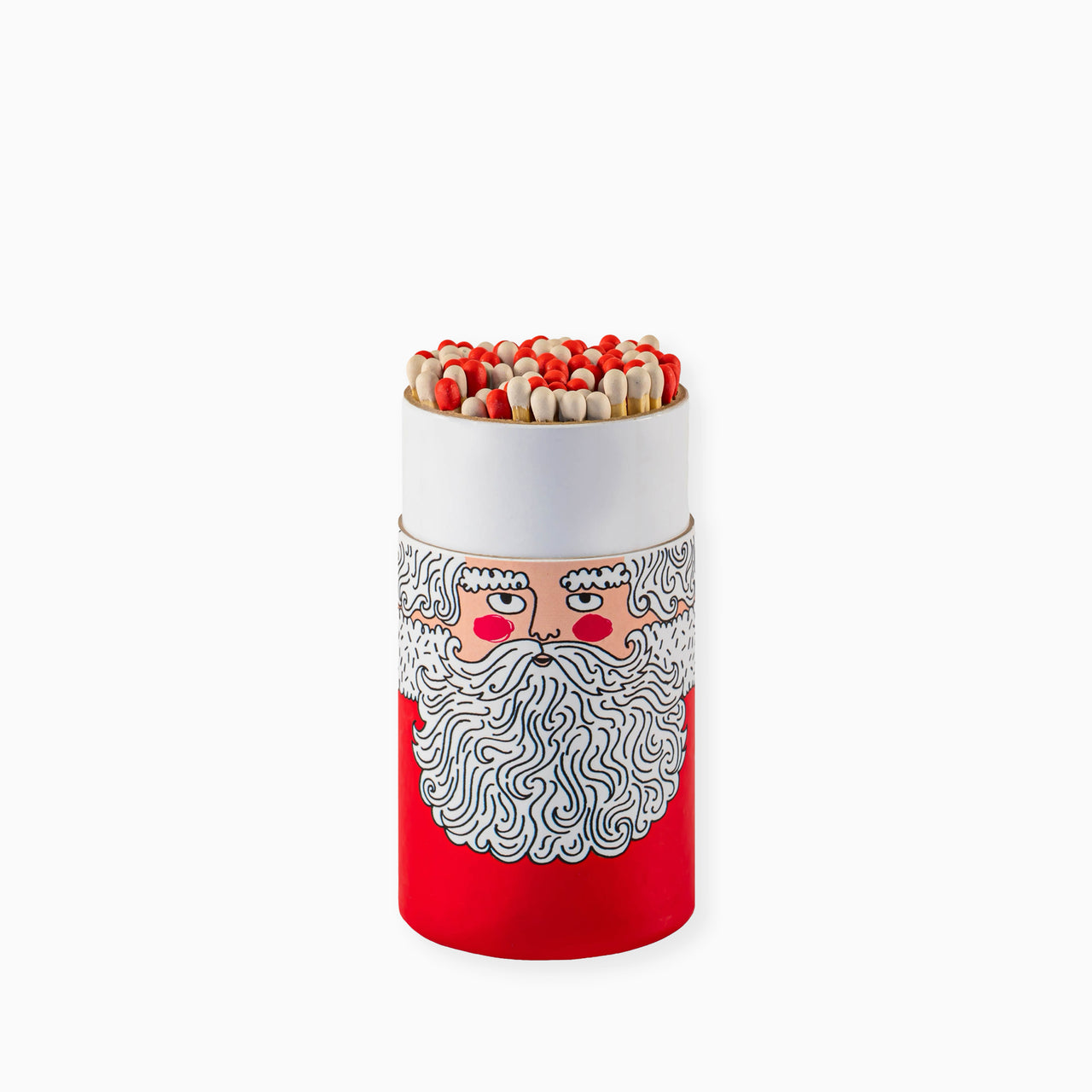 Santa Large Cylinder Christmas Safety Matches - Whistlefish