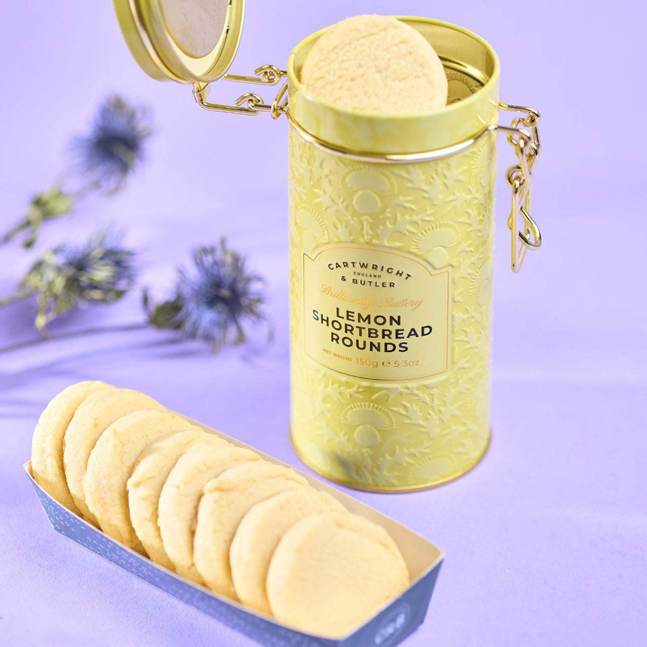 4714 - Lemon Shortbread Rounds in Tin