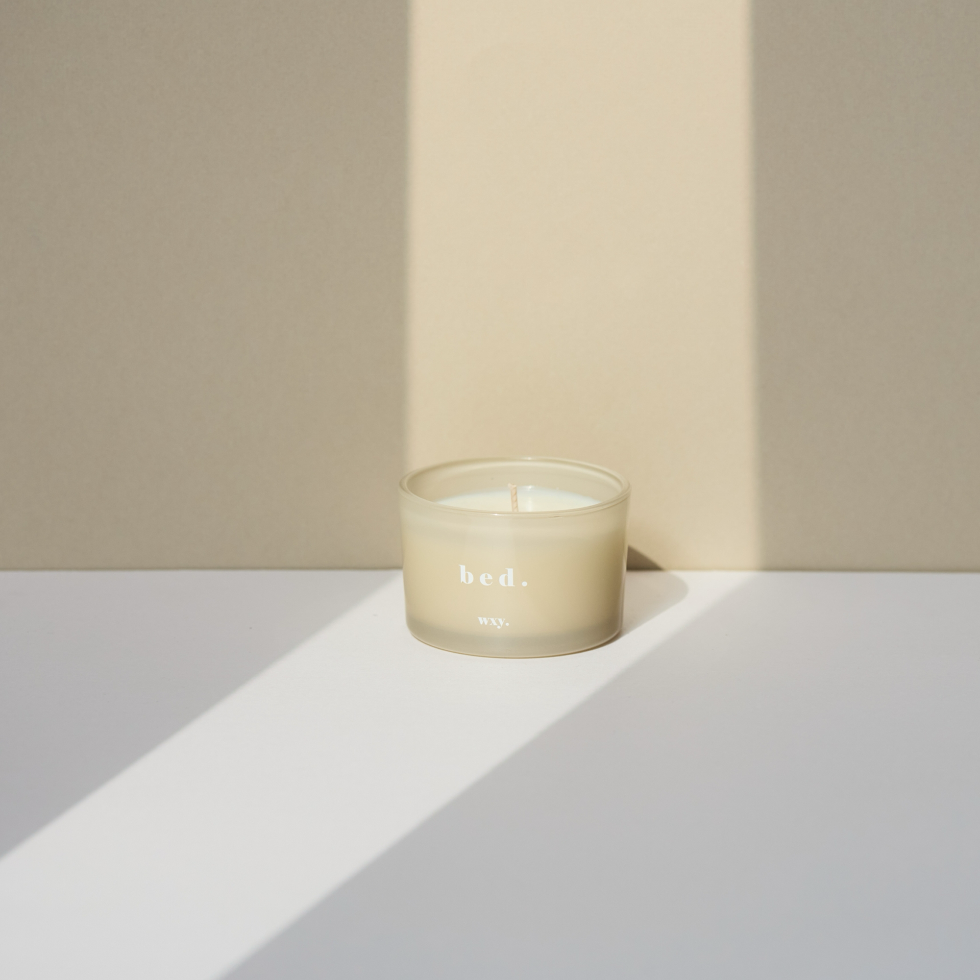 WXYCL0302 - Bed 3oz Candle Warm Musk and Black Vanilla