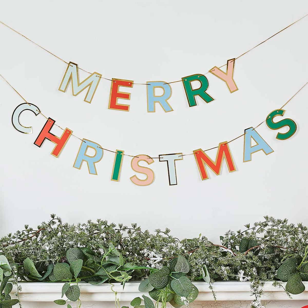 HBMC100 - Merry Christmas Card Banner