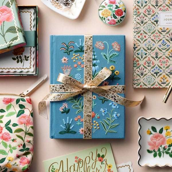 Menagerie Garden Embroidered Journal - Whistlefish