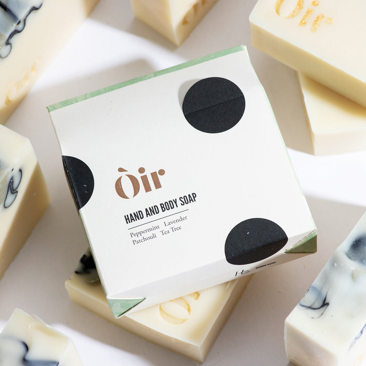 OIRS0002 - Peppermint, Lavender, Patchouli, Tea Tree Soap