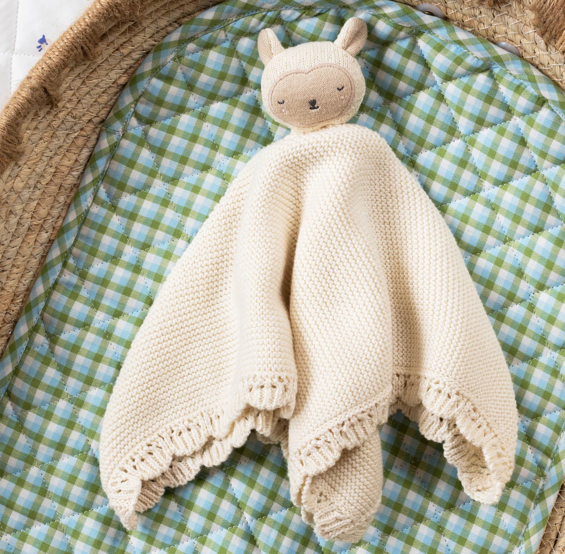 Organic Baby Muslins-CCLSHE - Sleepy Sheep Cuddle Cloth-Avery Row