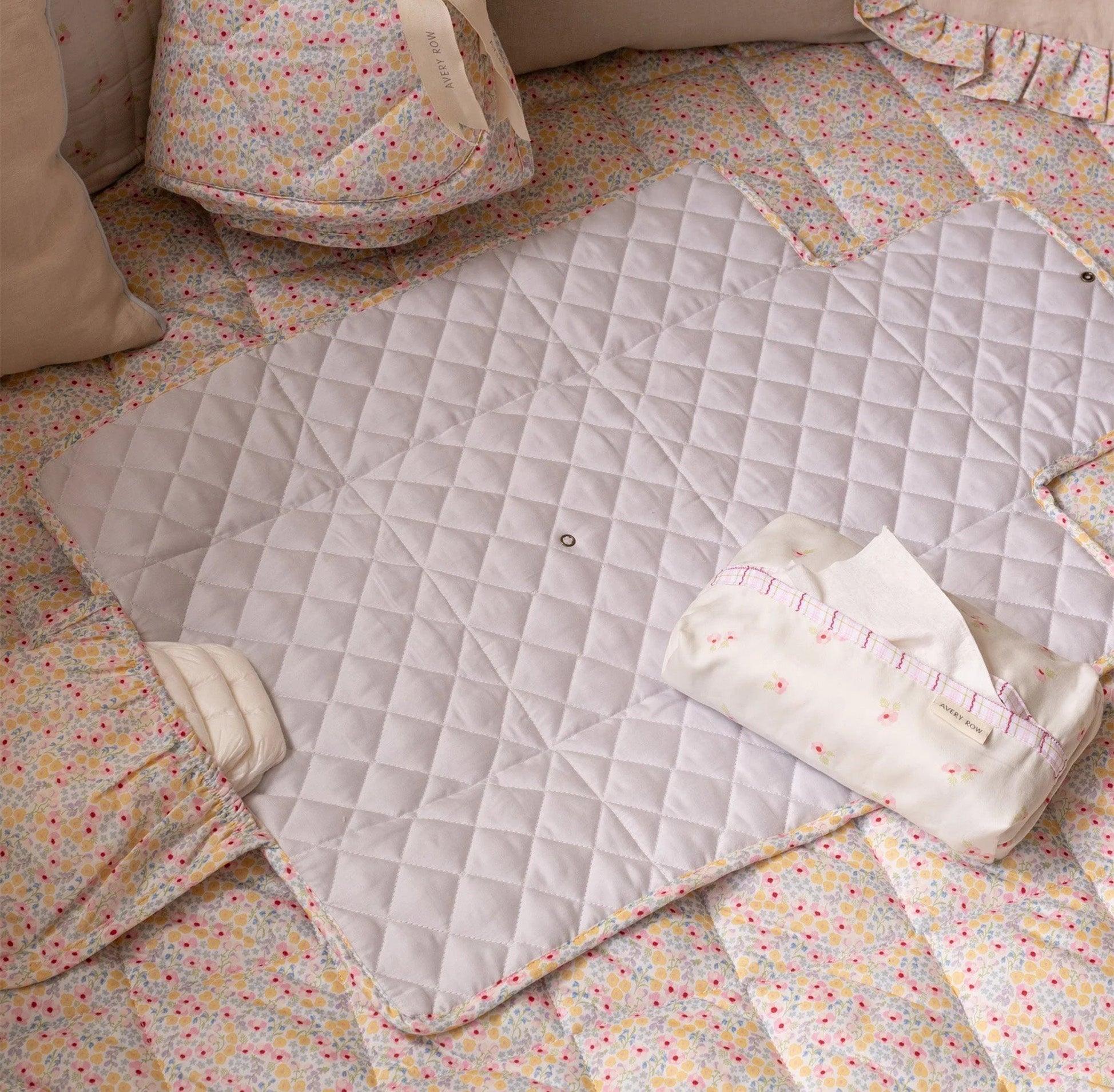 Changing Mat-CHMWIL - Wildflower Garden Travel Changing Mat-Avery Row