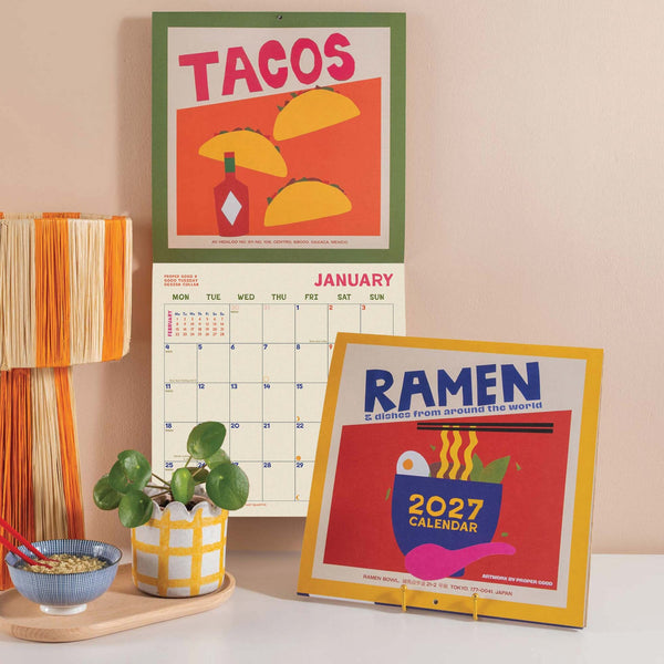 Calendar-CAL-LP-FOD-M - 2027 World Dishes Wall Calendar-Good Tuesday