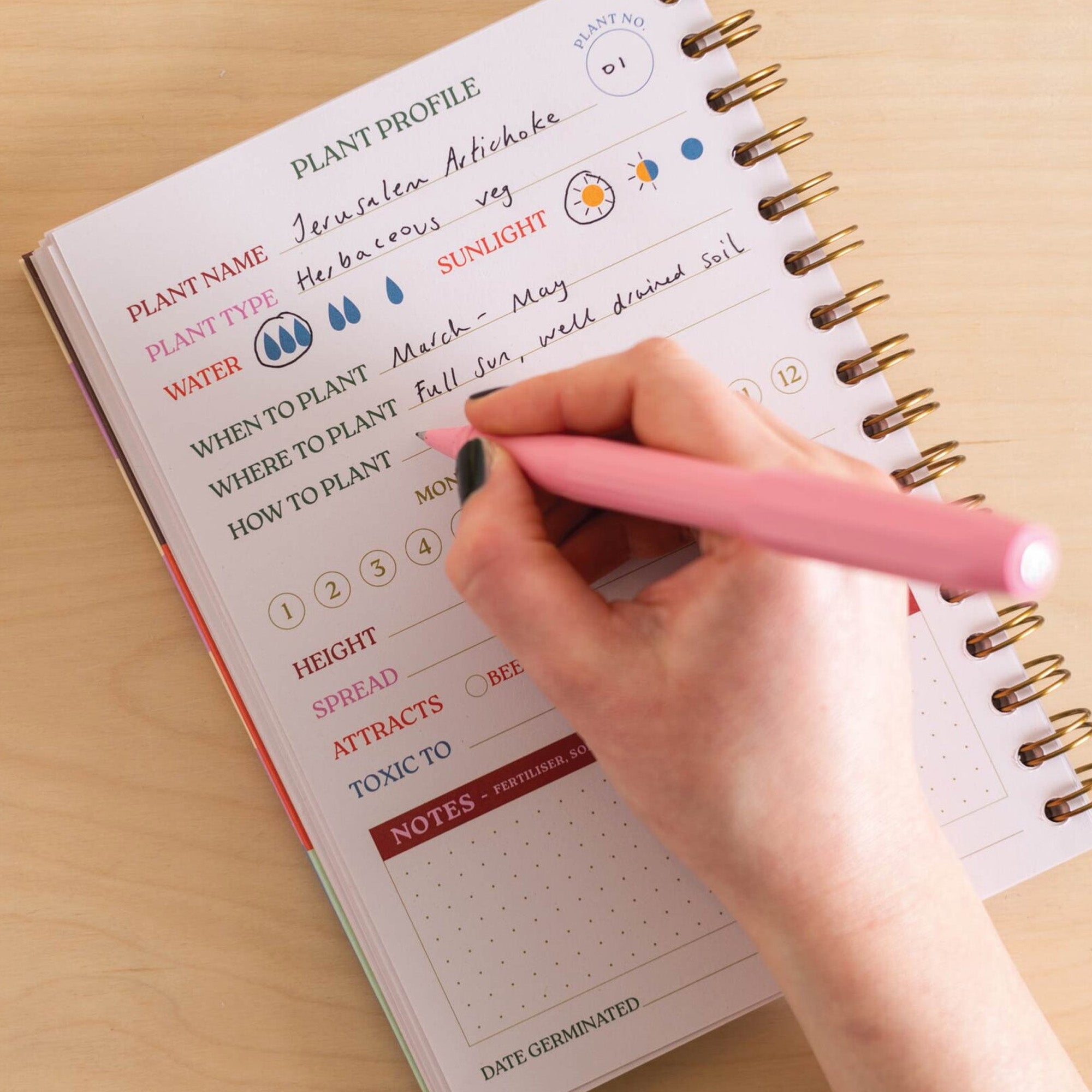 JRN-GARD-IBM-A5 - In Bloom Gardeners Journal