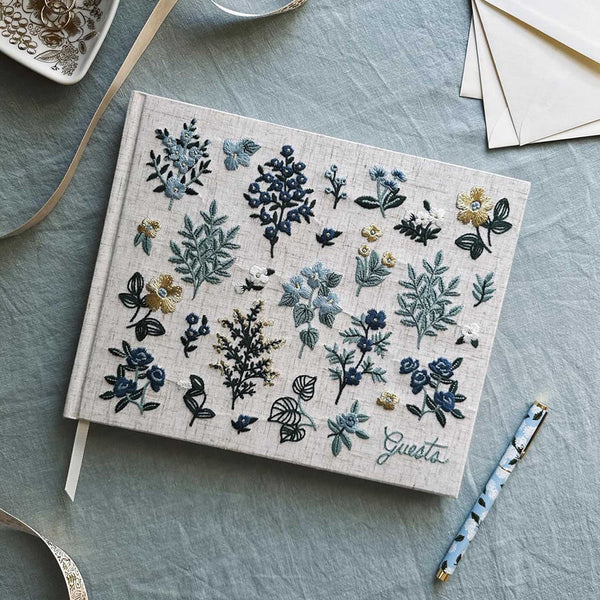 JGB001 - Wildwood Embroidered Guest Book