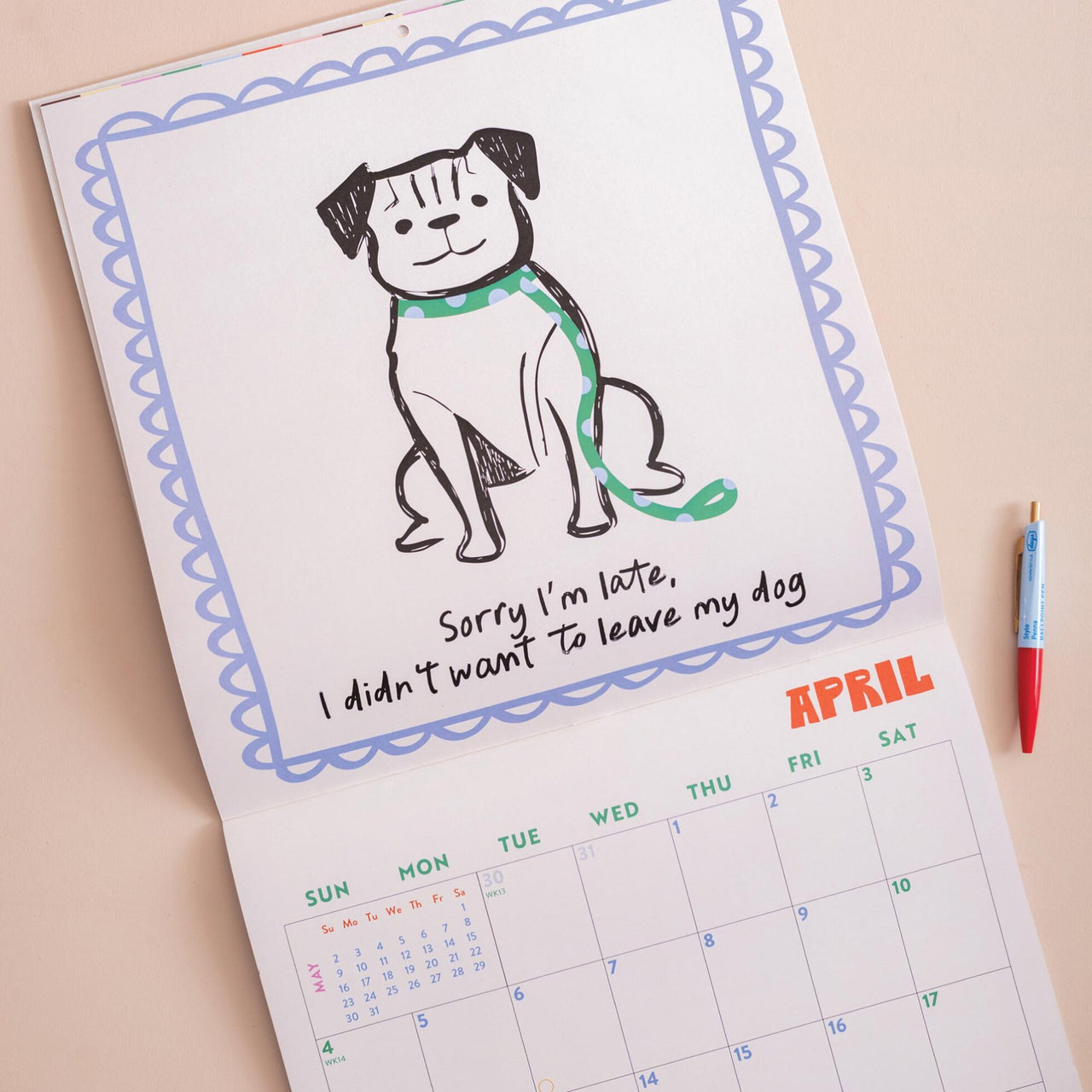 Calendar-CAL-LP-DGL-S - 2027 Dog Life Wall Calendar-Good Tuesday