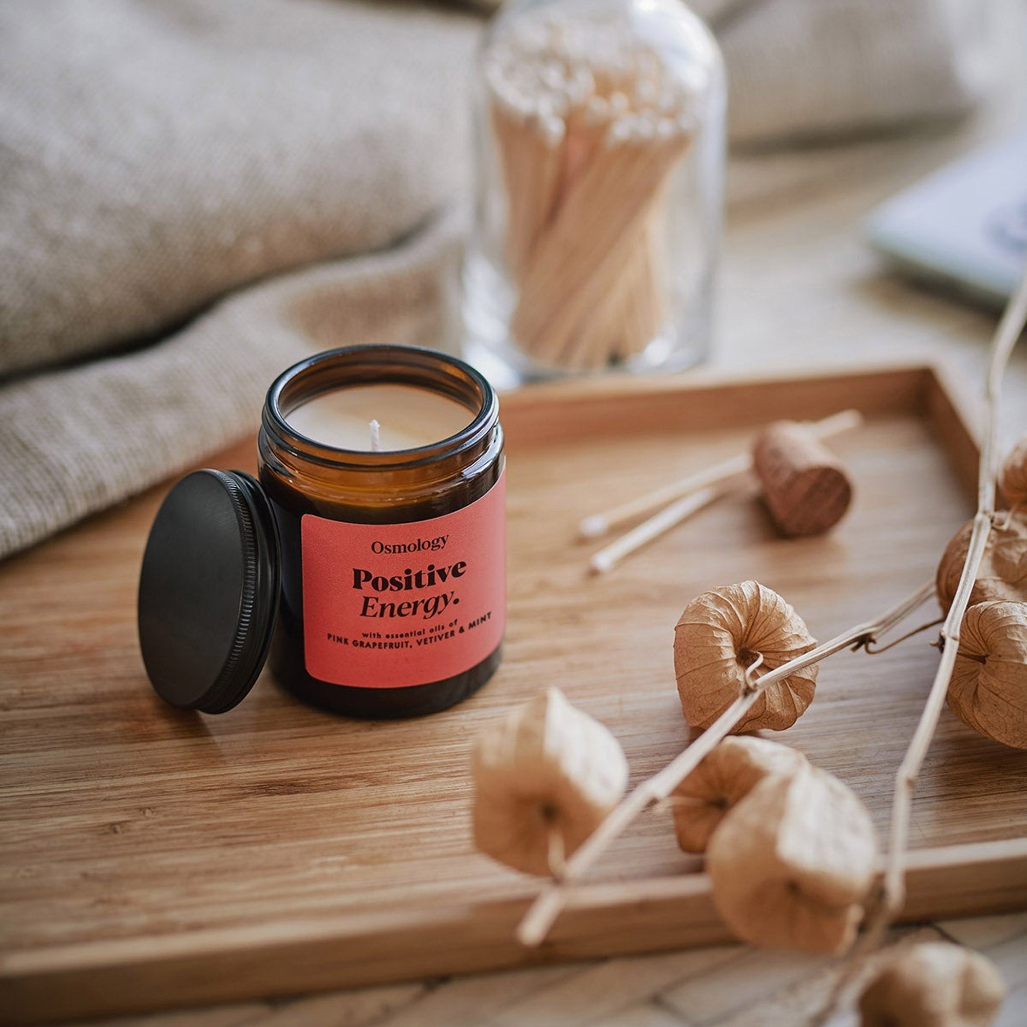 Positive Energy Scented Jar Candle - Whistlefish