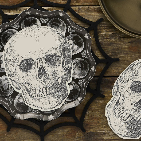 HBCC213 - Skull Paper Napkins, Pack of 16