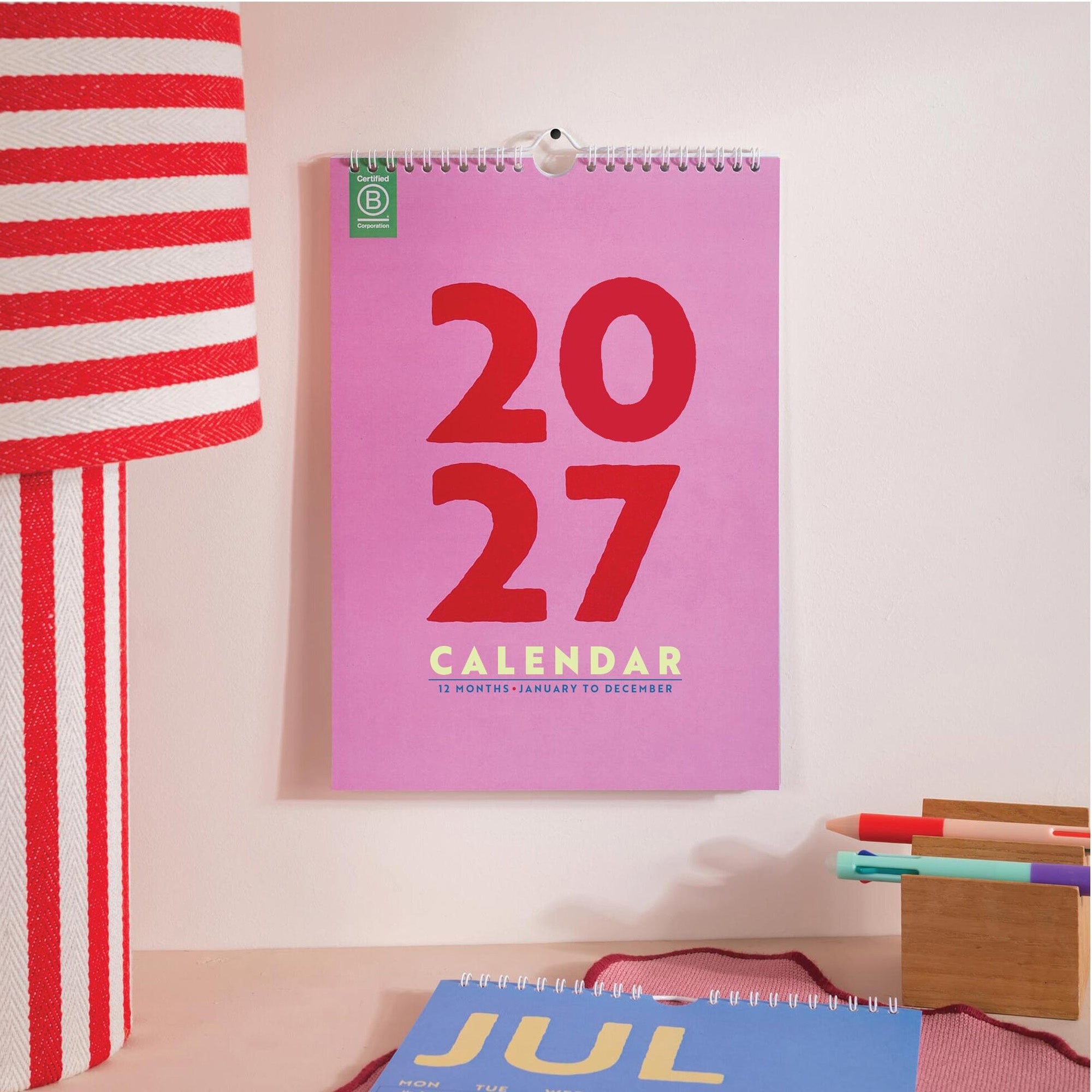 Calendar-CAL-A4-CBU-M - 2027 Colourburst A4 Calendar-Good Tuesday