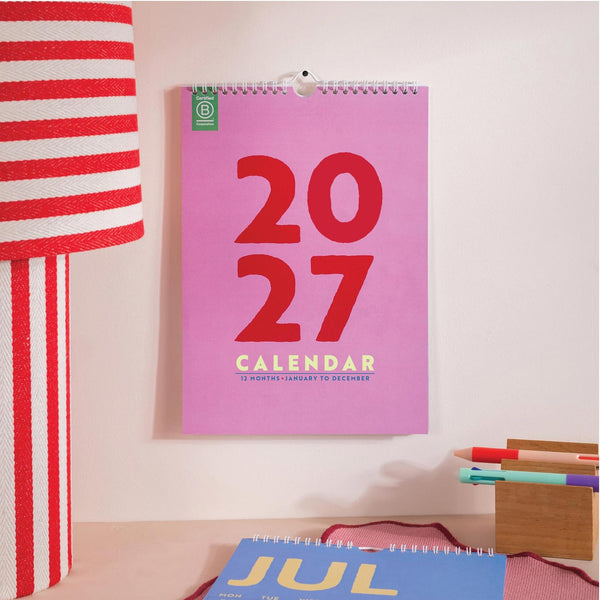 Calendar-CAL-A4-CBU-M - 2027 Colourburst A4 Calendar-Good Tuesday