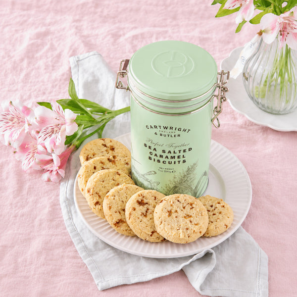 Biscuits-4488 - Sea Salted Caramel Biscuits in Tin-Cartwright & Butler