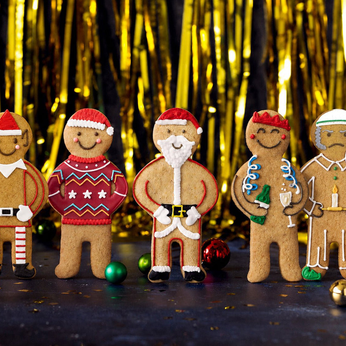 JGSANTA000 - Jolly Santa Ginger Biscuit