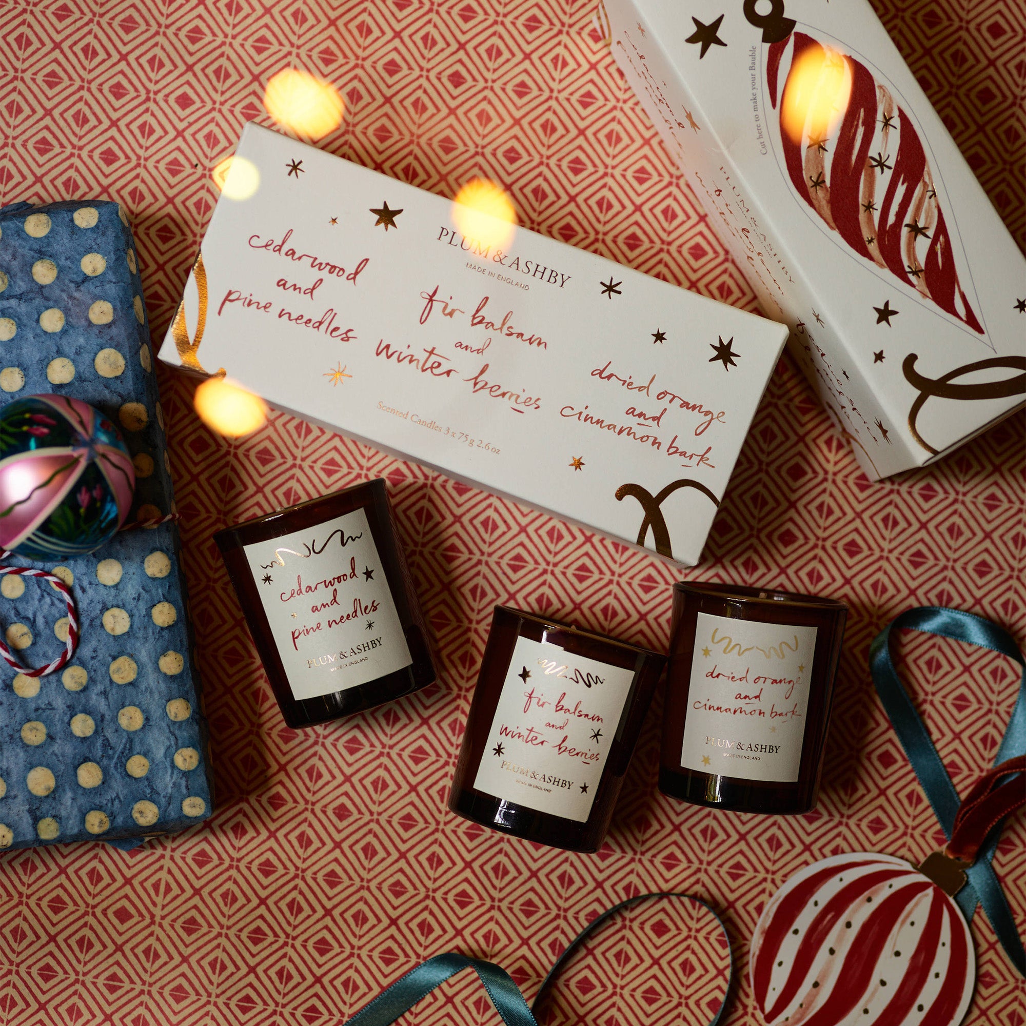 WINTERVOTIVESET - Winter Votive Gift Set