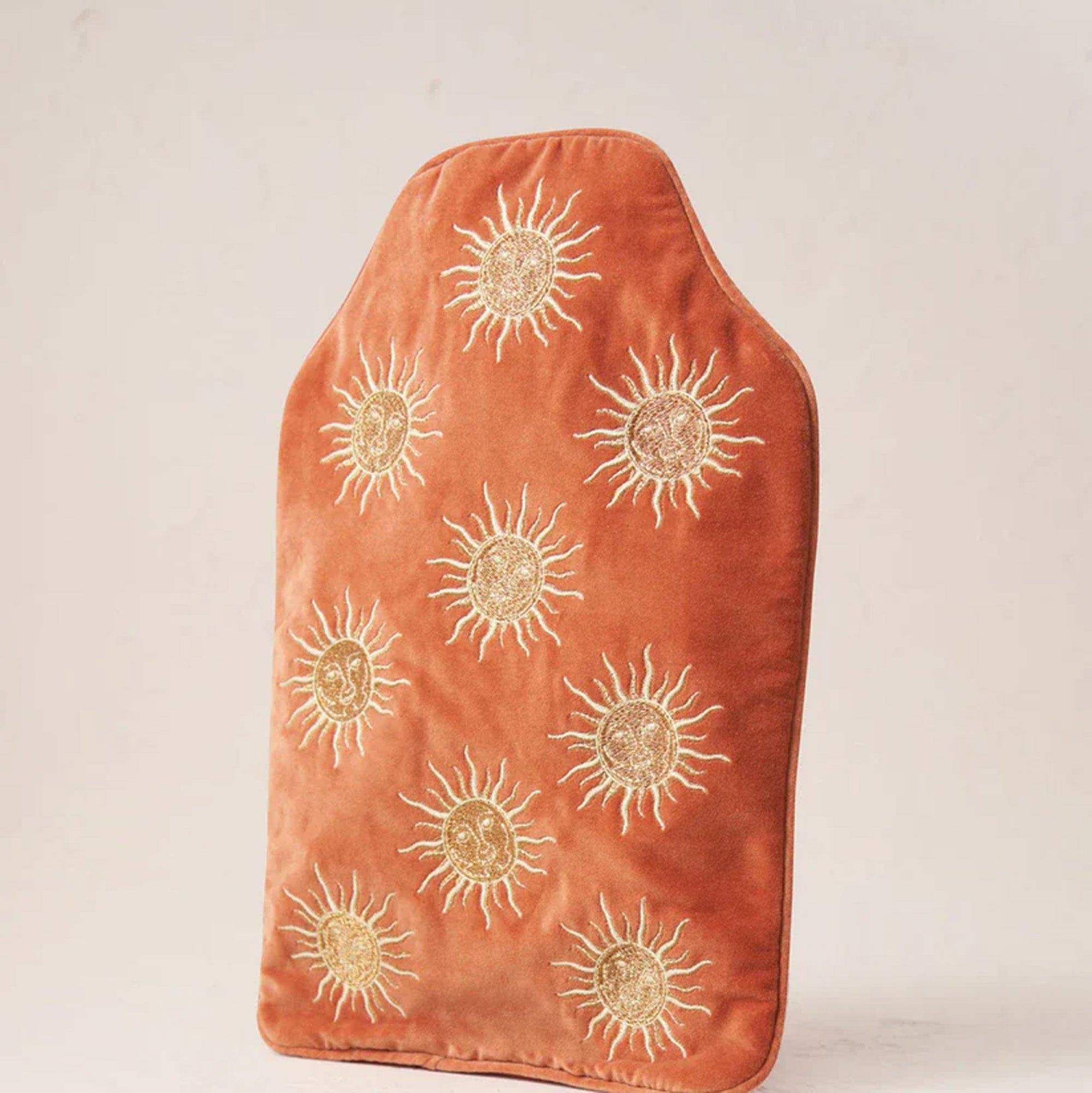 82171 - Sun Goddess Rust Velvet Hot Water Bottle