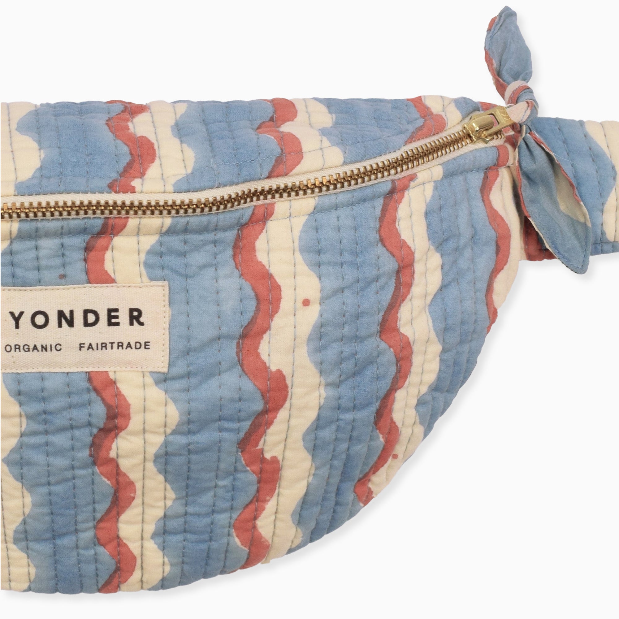 BB SKY - Cotton Quilted Bumbag | Wiggle | Sky