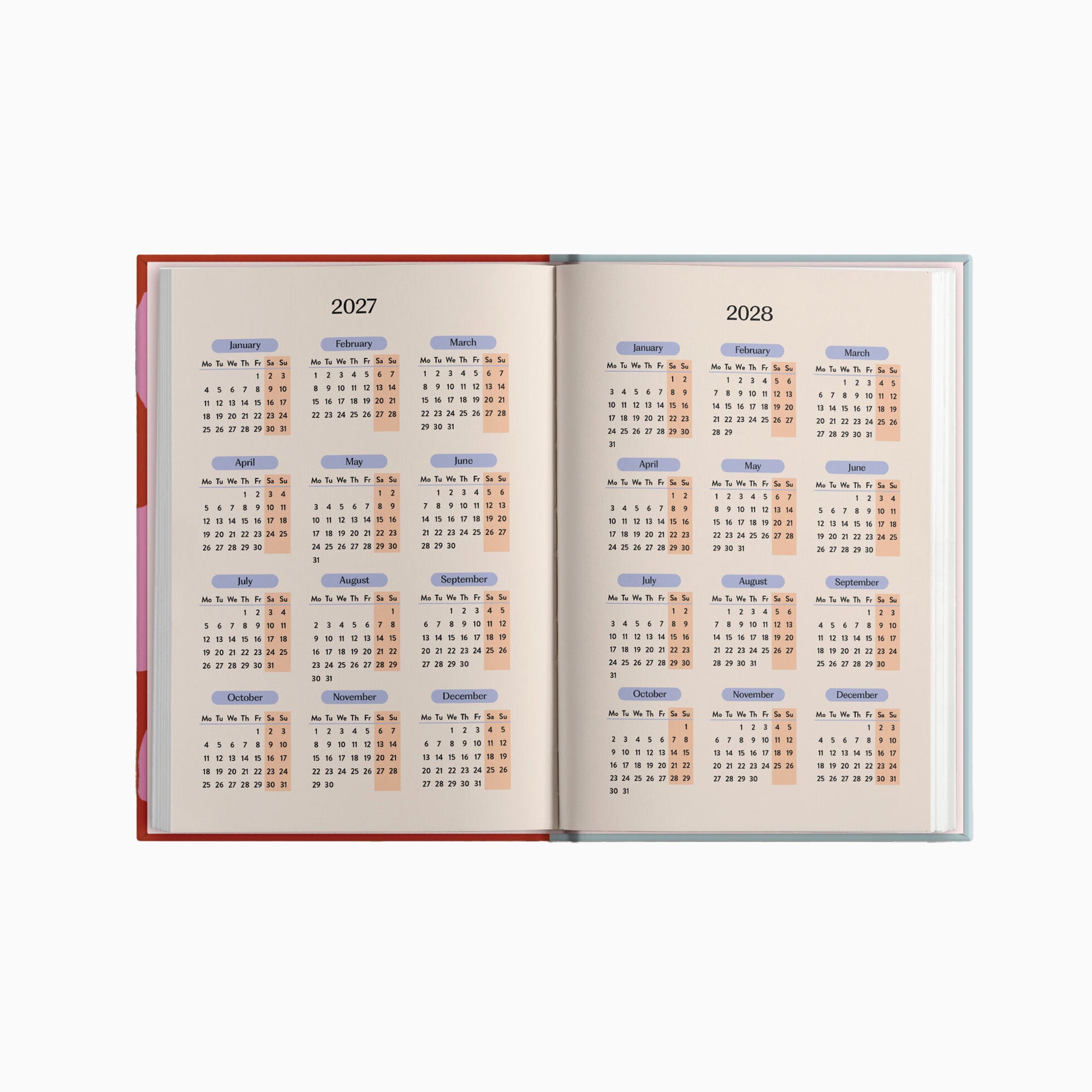 Diary-DIARY-A5-LFL - 2027 Les Fleurs A5 Hardcover Diary-Good Tuesday