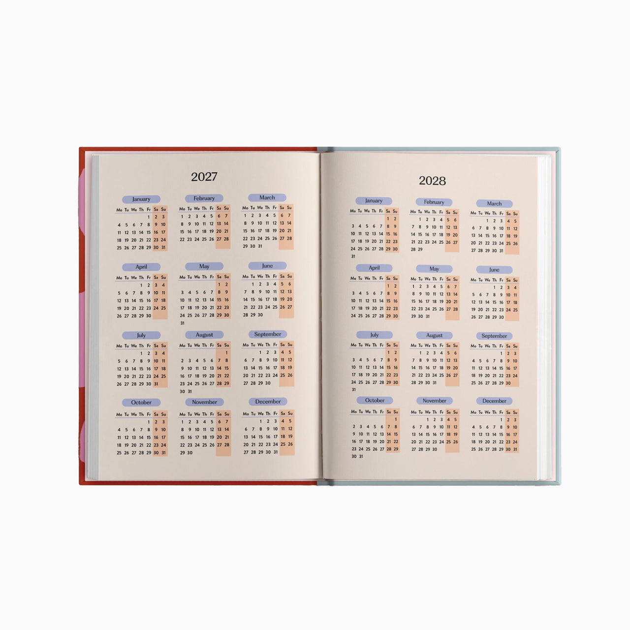 Diary-DIARY-A5-LFL - 2027 Les Fleurs A5 Hardcover Diary-Good Tuesday