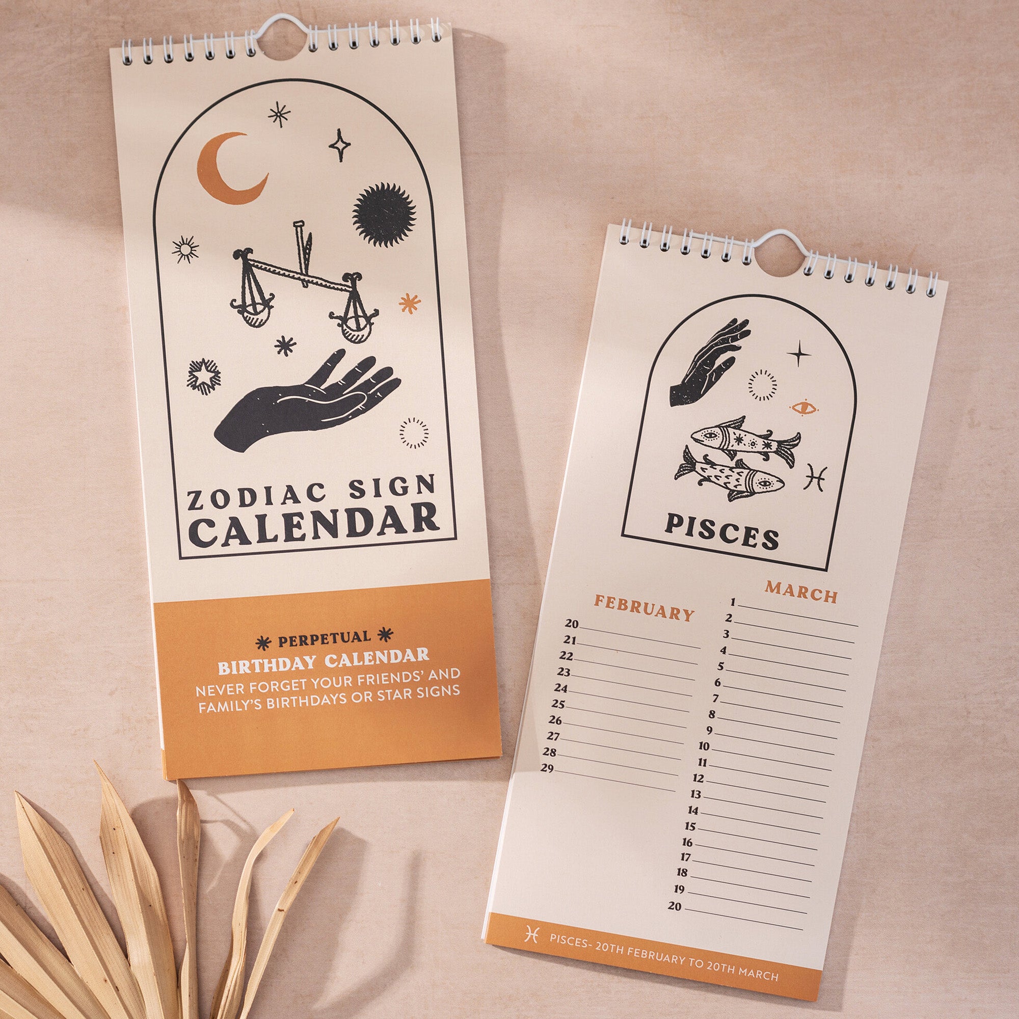 Calendar-TUE-ZSC-1430 - Zodiac Signs Birthday Calendar-Good Tuesday